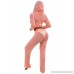 Womens 2 Piece Outfits See Though Sheer Mesh Hoodies Crop Top and Pants Set Pink B07DBRMRYP